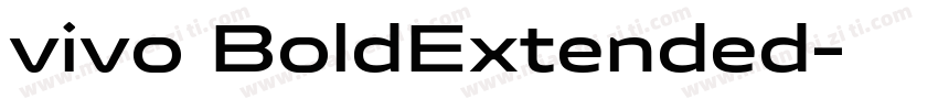 vivo BoldExtended字体转换